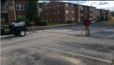 Driveway sealing project