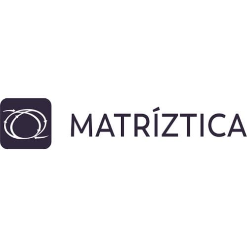 Logo of Matríztica with a stylized circular design and the company name in bold letters beside it.