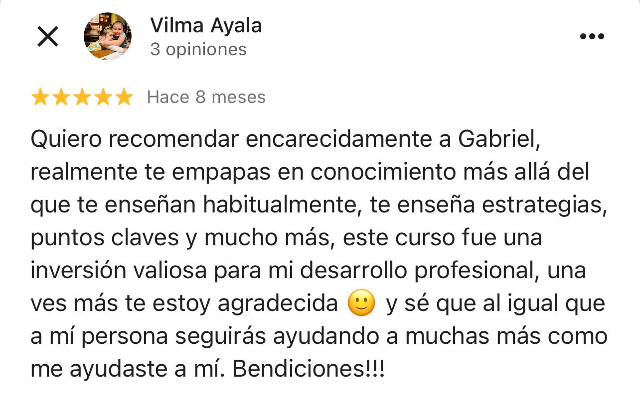 Reseña de cliente 8