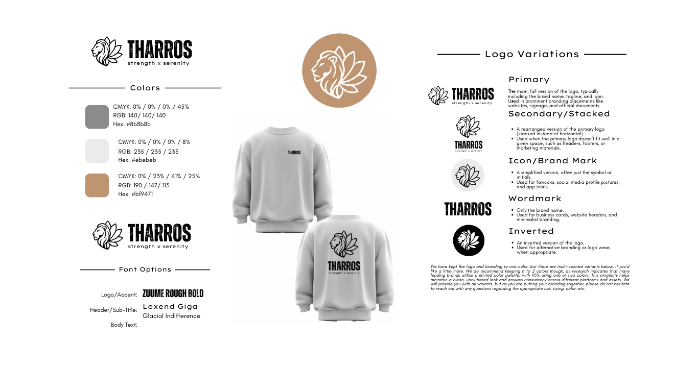 THAROS Fitness Training Brand Design & Paid Ads