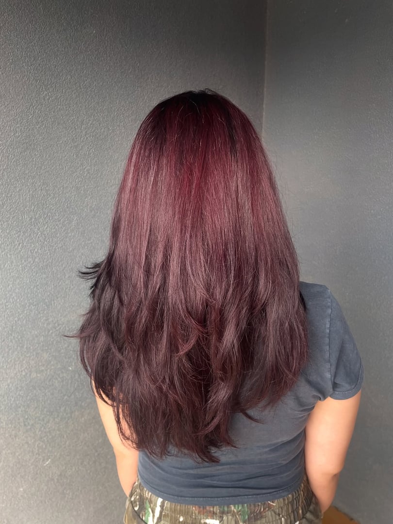 Ozzlynn hair styling example