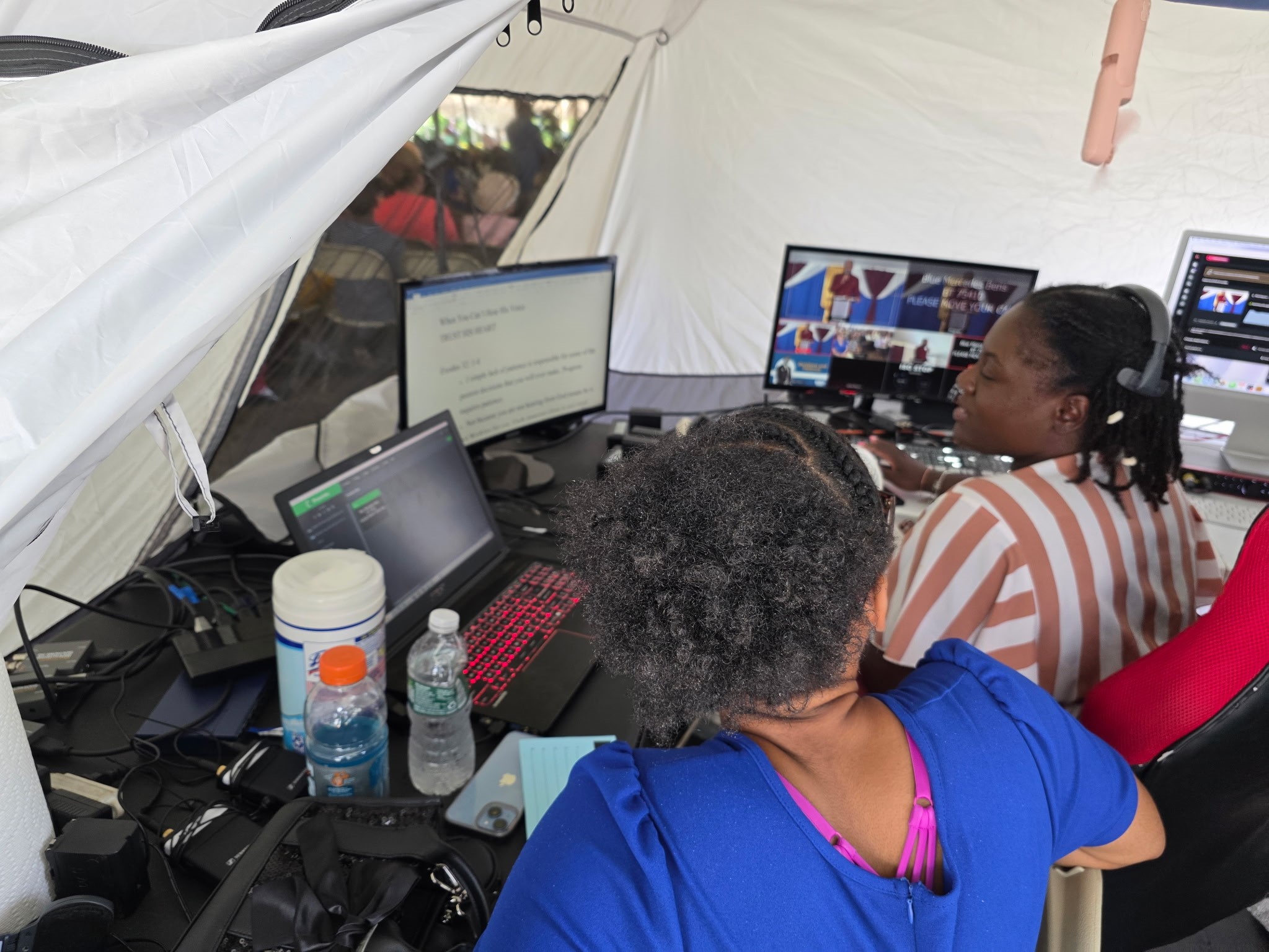 Custom broadcasting equipment