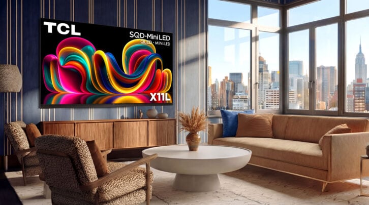 TCL X11L 10,000 Nits Mini-LED TV lifestyle shot