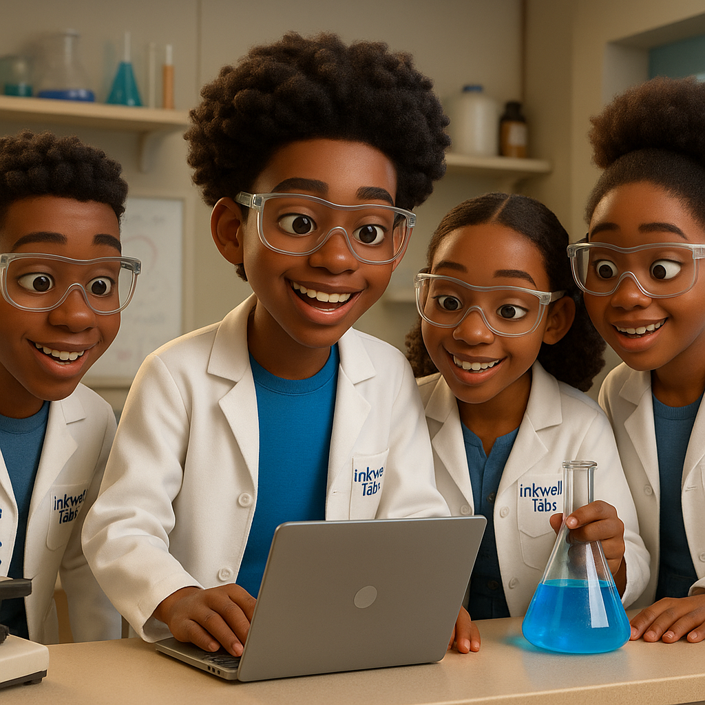 Diverse group of students and educators collaborating in a classroom setting, representing the various communities Inkwell Academy serves