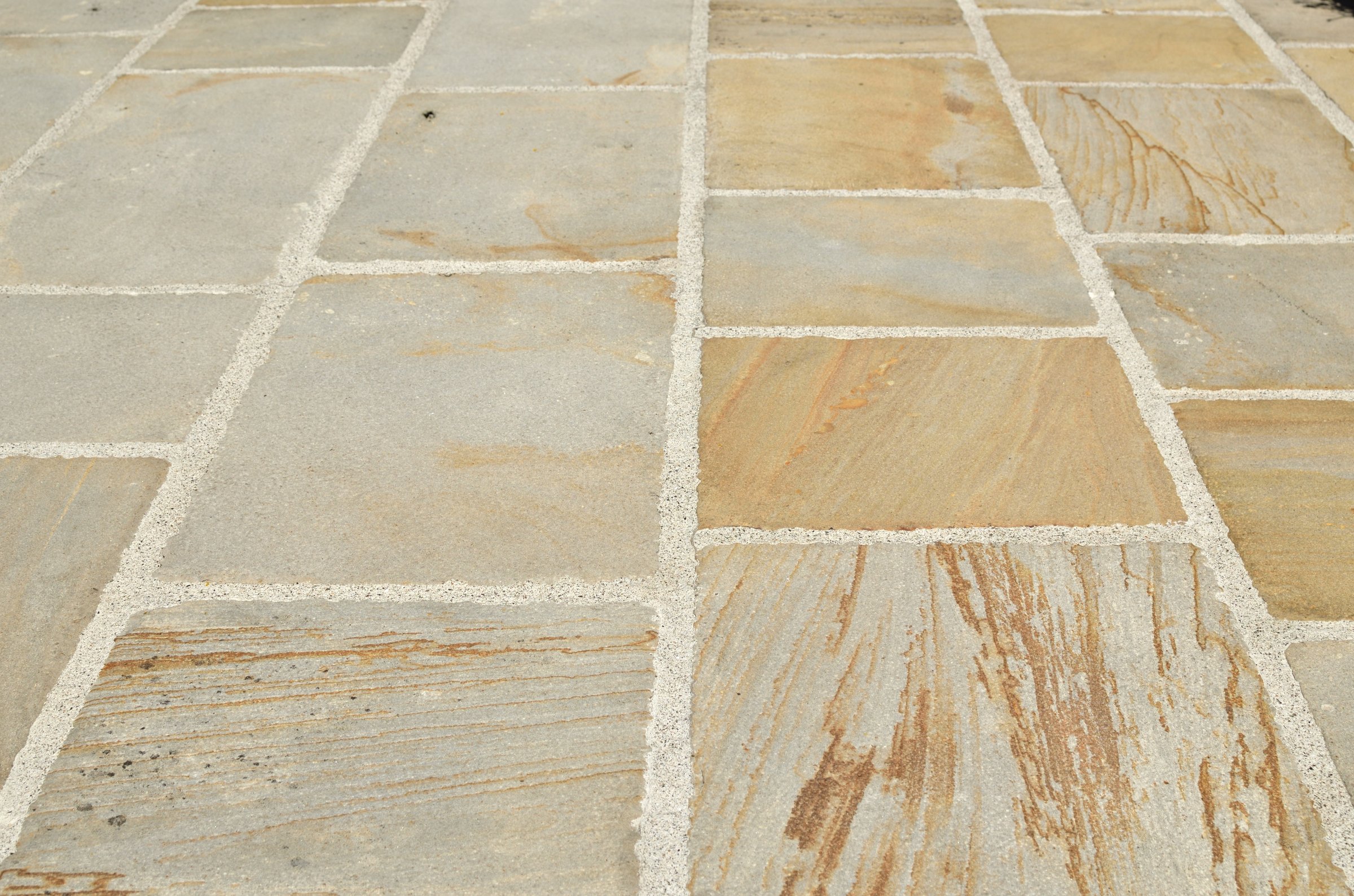 Porcelain patio slabs