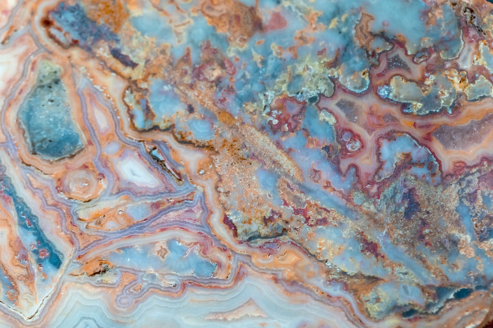 Colorful Agate Stone Slice background.