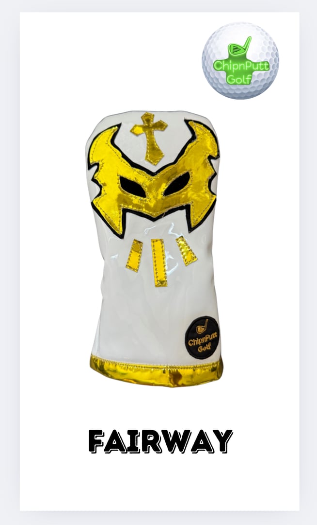 Chipnputt Handmade Driver Luchador Headcover Multicolor