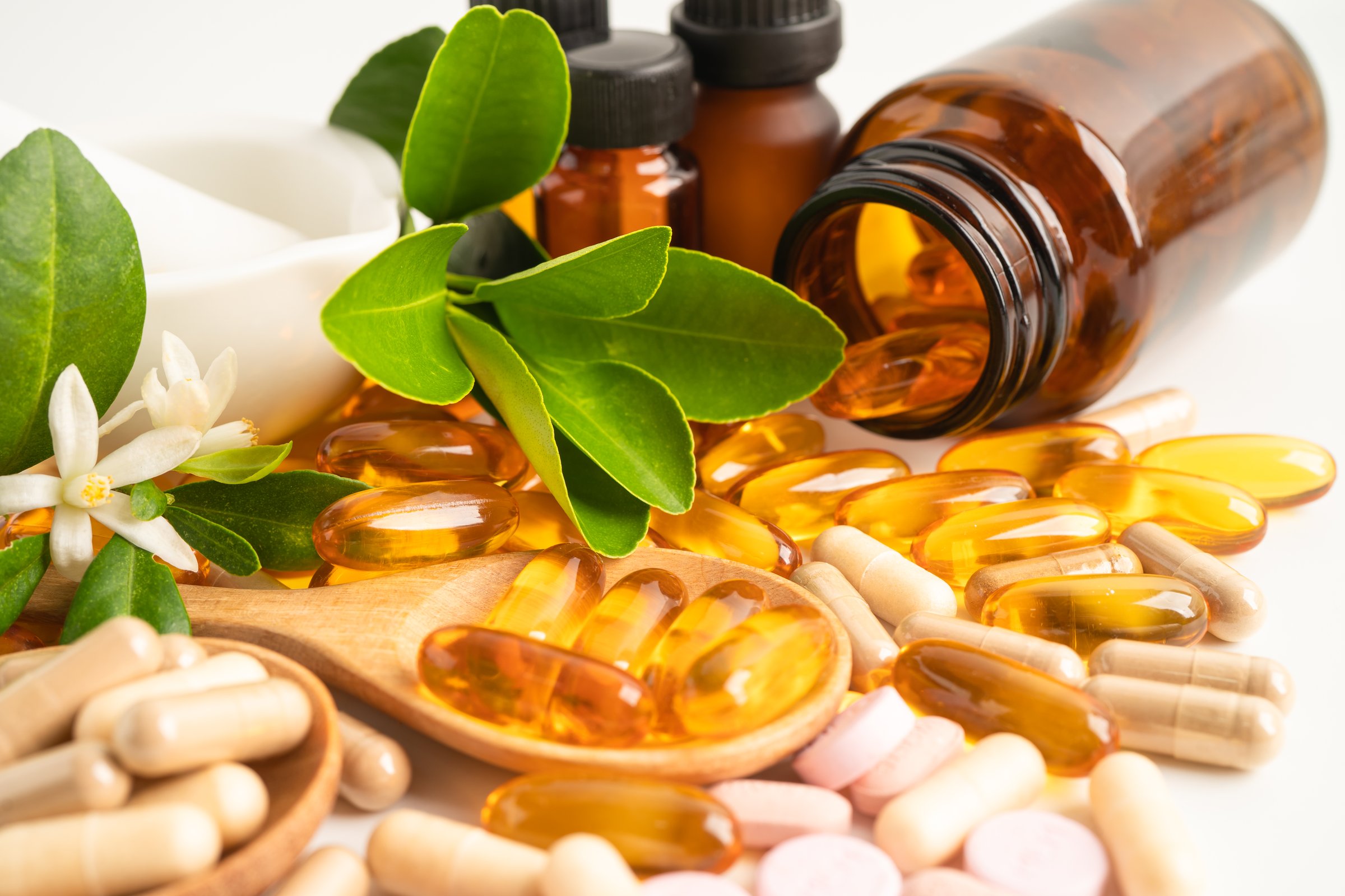Fish oil vitamin with EPA and DHA,Alternative medicine herbal organic capsule with vitamin E omega 3.