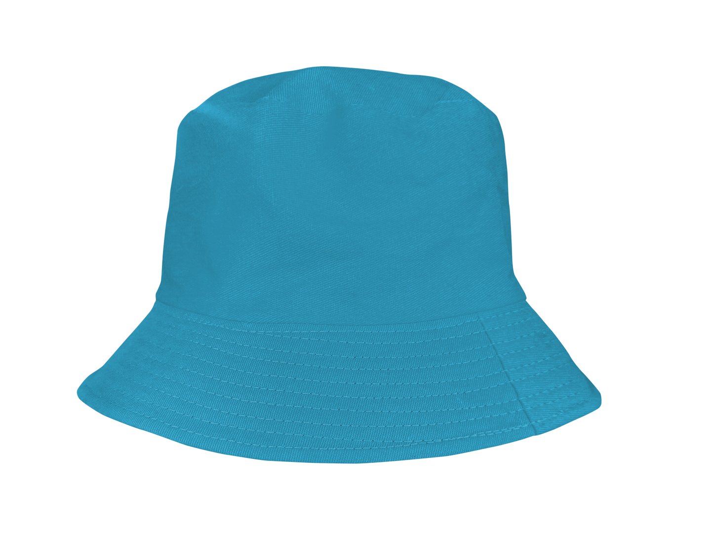 blue bucket hat Isolated on a white background