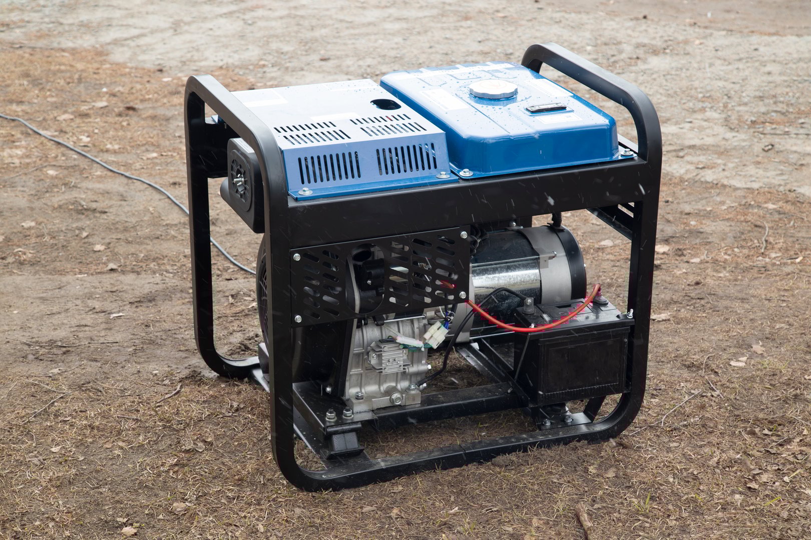 Portable gasoline generator.The use of an autonomous energy source. An additional source of energy.