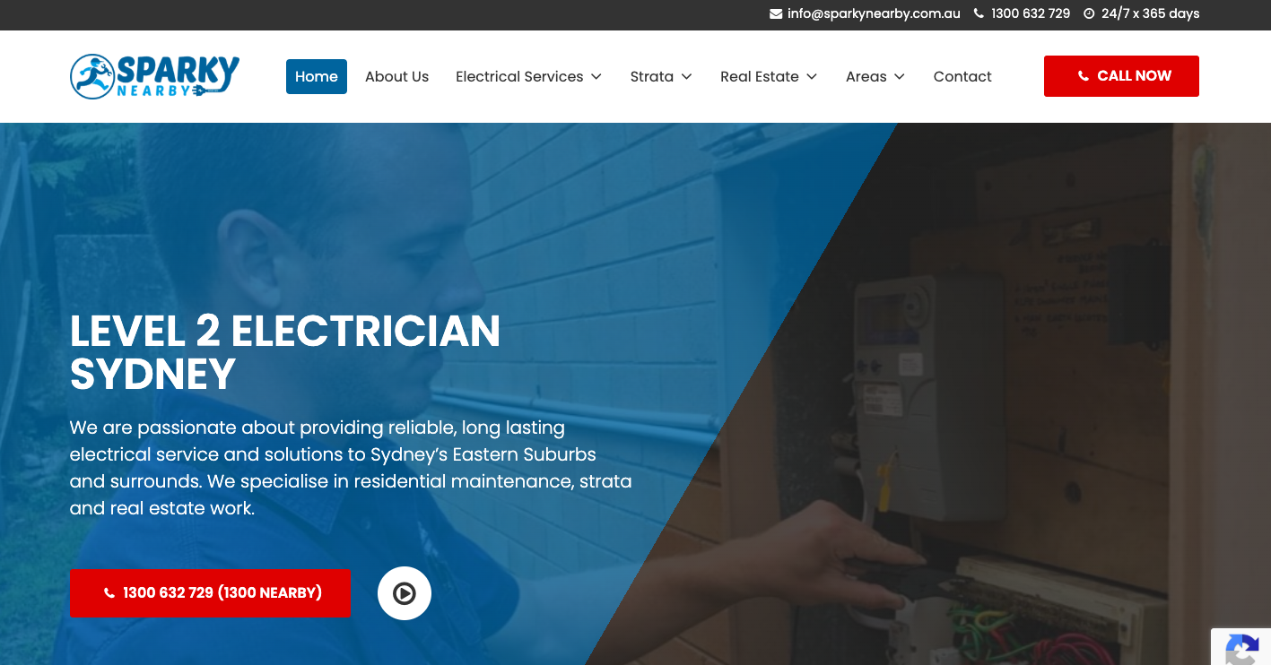 Sparky Nearby Website