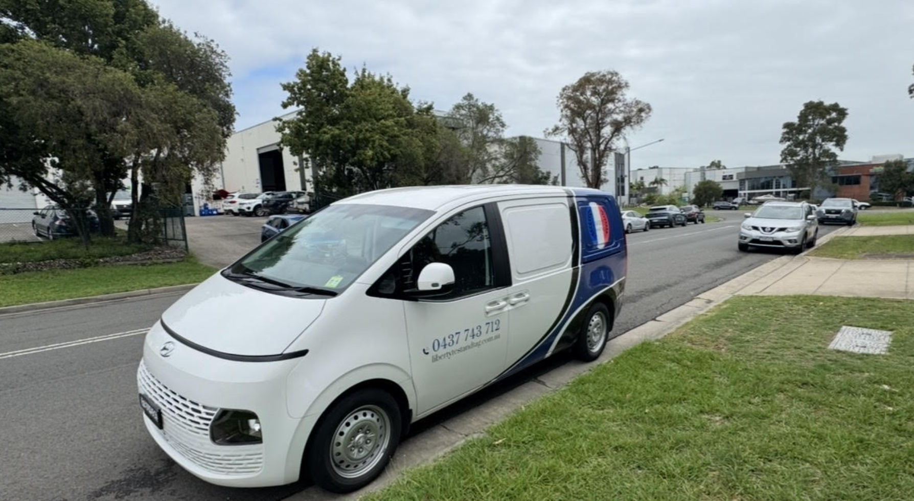 Liberty Test & Tag technician testing warehouse electrical equipment in Minto NSW