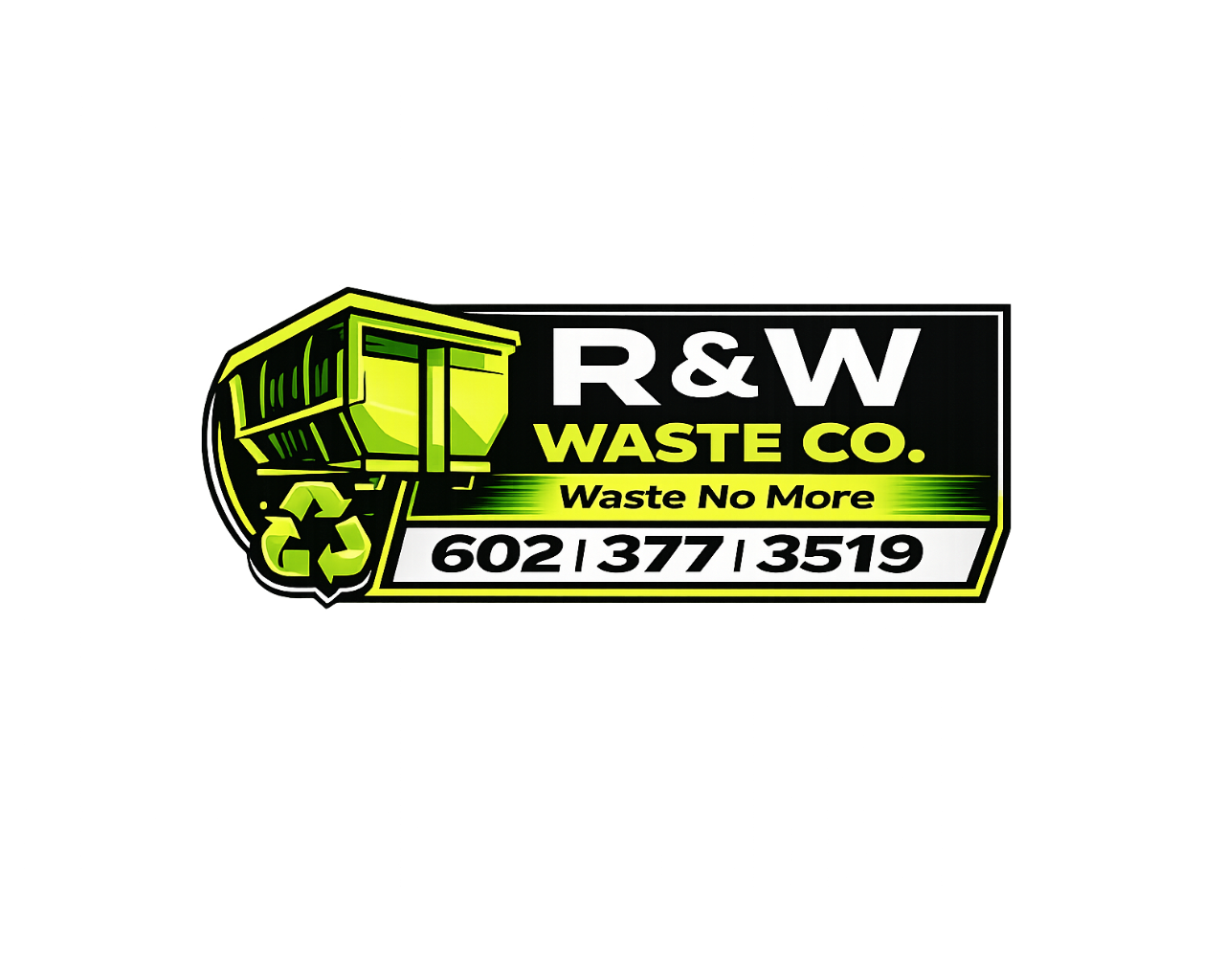 R & W Waste Co. Logo