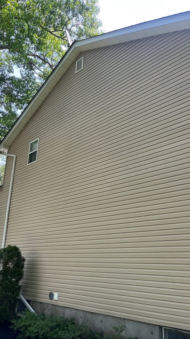 Clean house after professional washing