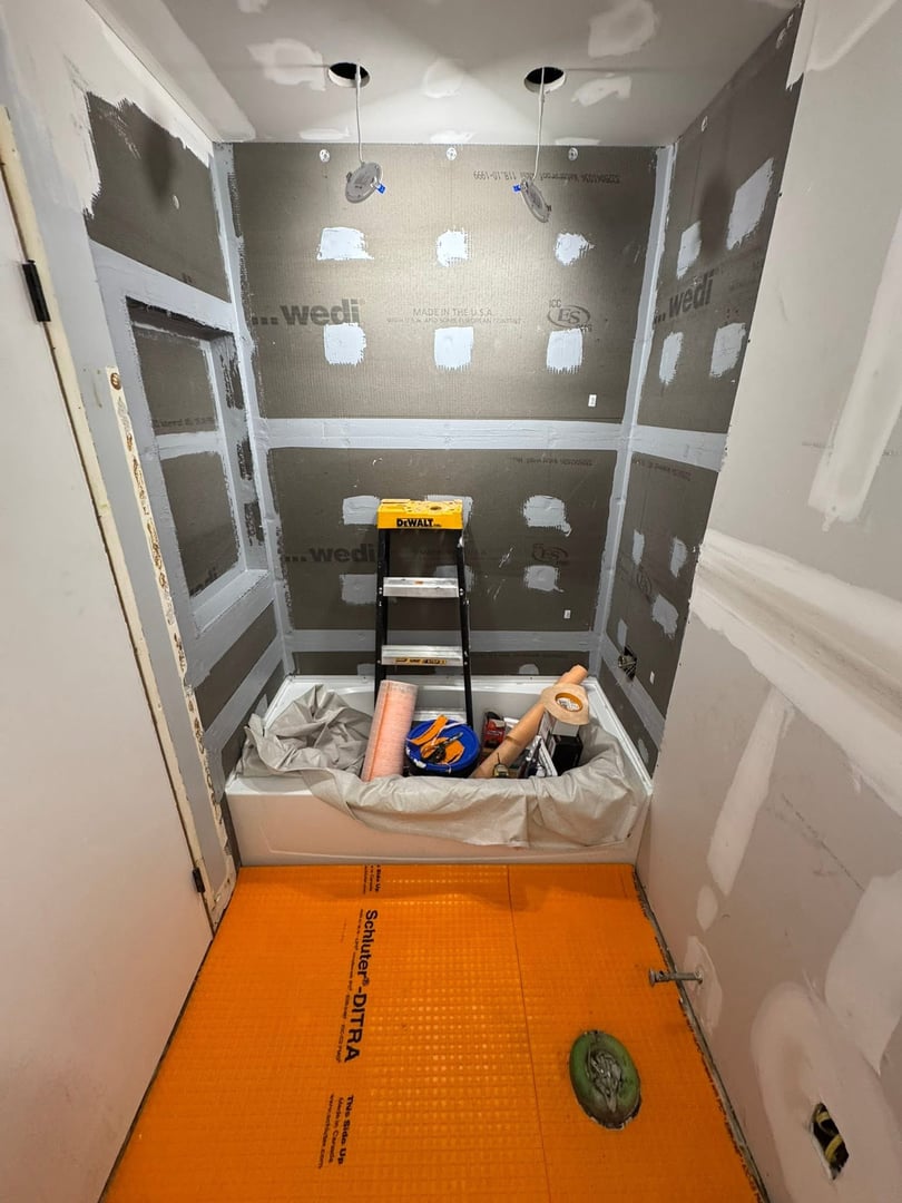 Shower install in Sarasota by Integrity Renovations