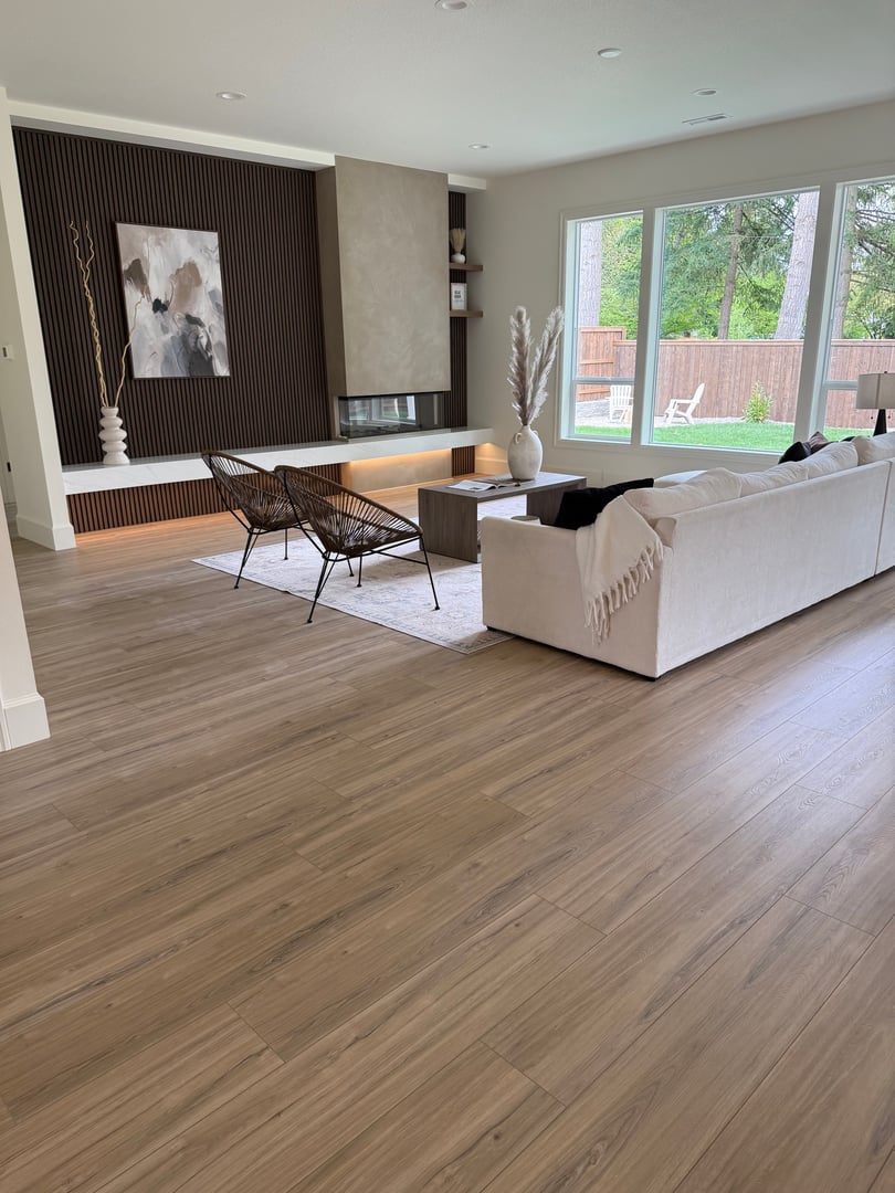 TVI Construction project - Professional flooring installation