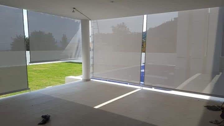 Cortinas enrollables para terrazas tela screen