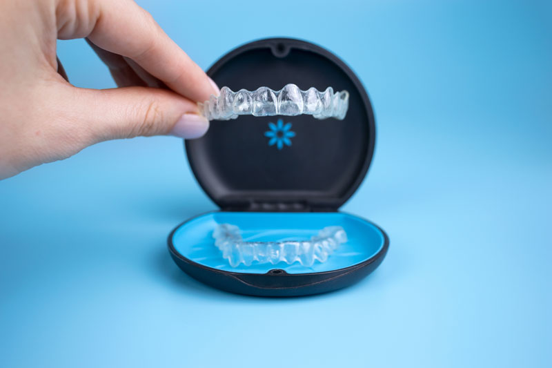 Invisalign clear aligners for invisible teeth straightening
