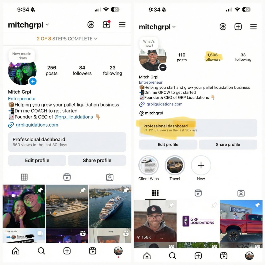 Client testimonial screenshot