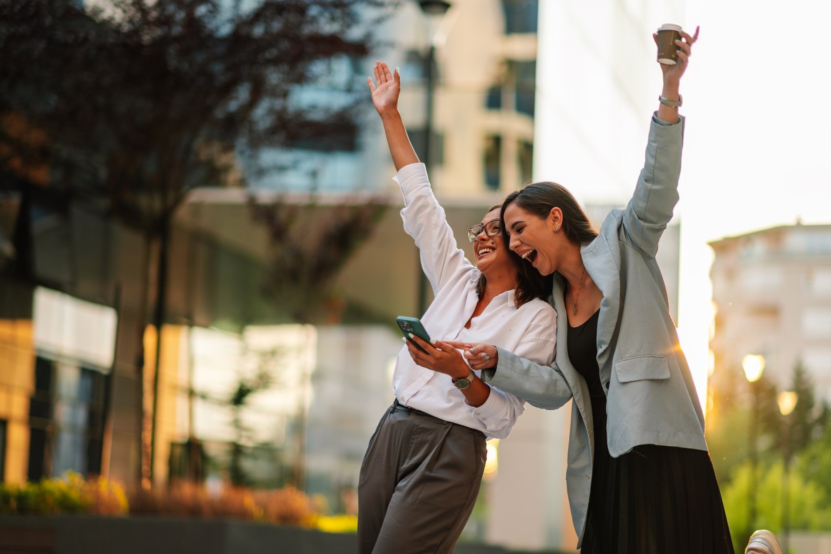 UK business owners celebrating their business turnaround and success after receiving expert support