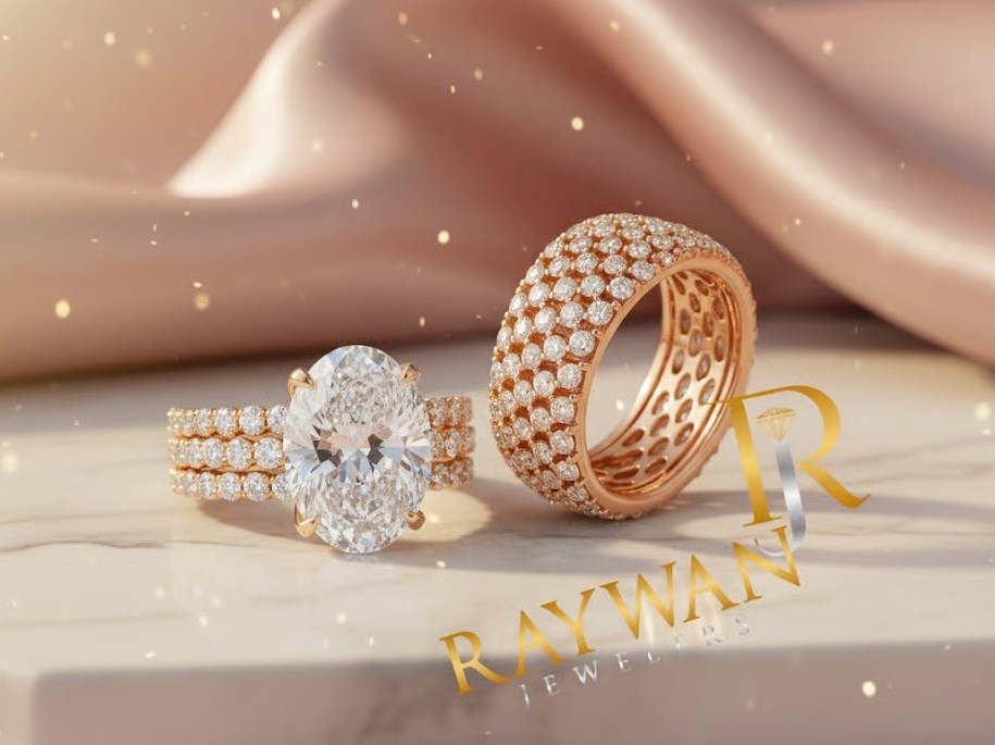 Elegant diamond engagement rings