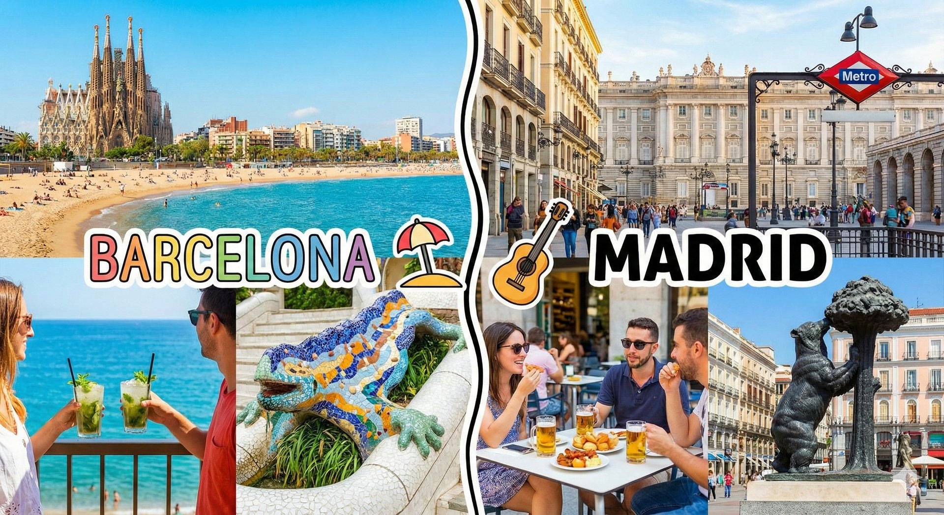 Madrid vs Barcelona comparison