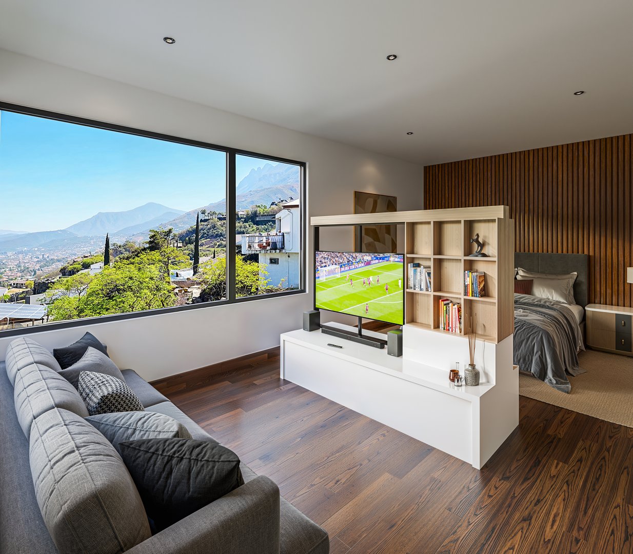 Sala de estar sofisticada