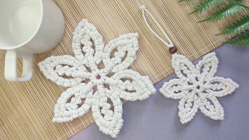 Posavasos de Macramé