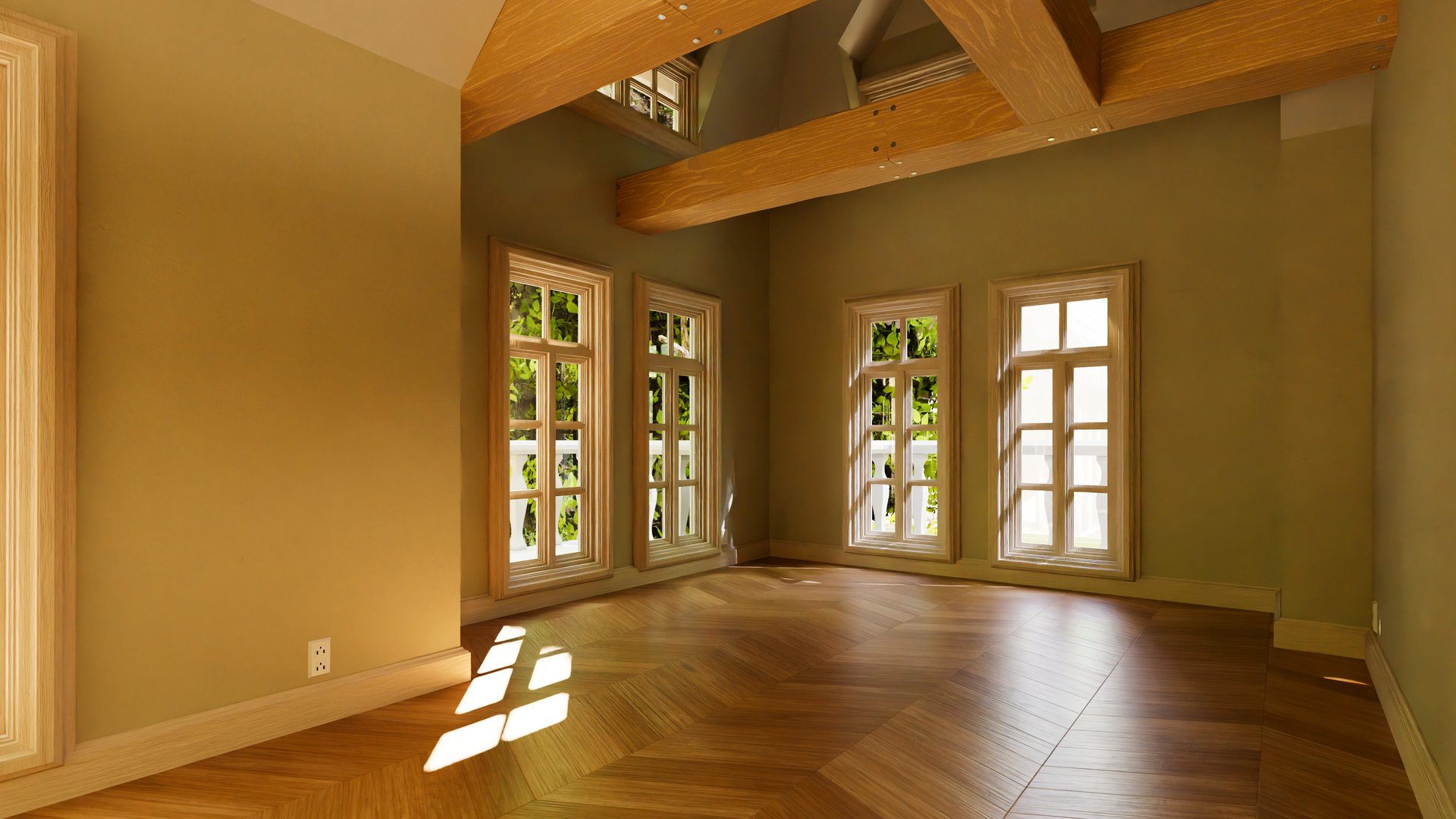 Hardwood flooring installation