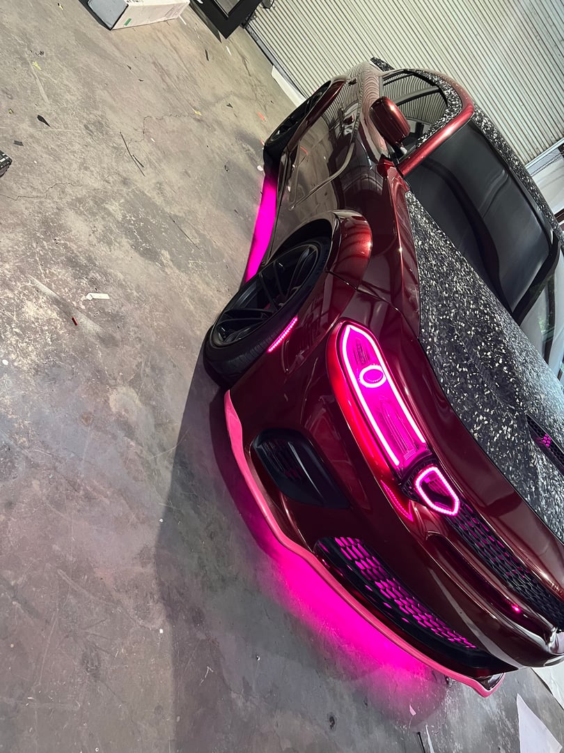 Custom lighting installation