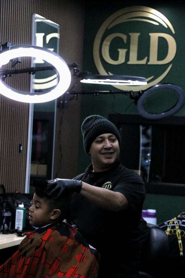 Professional barbering at GLD Hair Studio