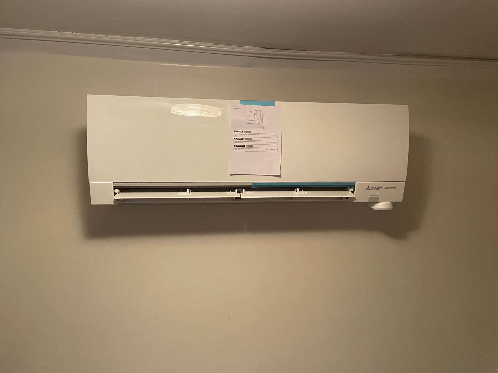 Mini split installation