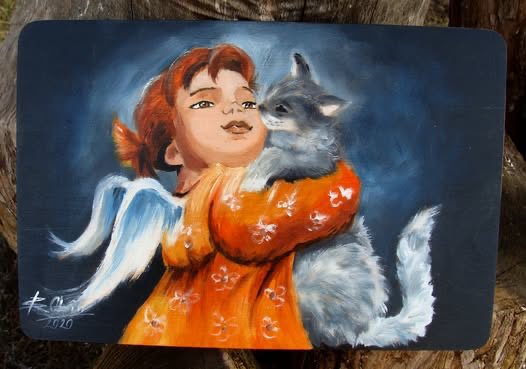 Aniołek z kotkiem 2