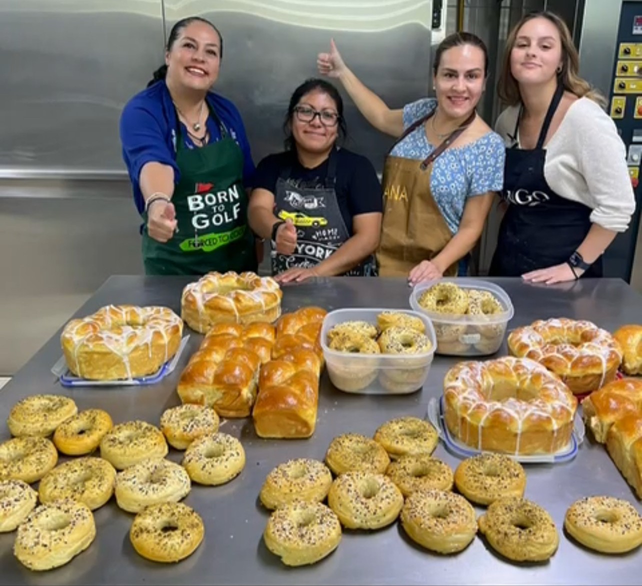 Bagel y Pan Brioche Francipan