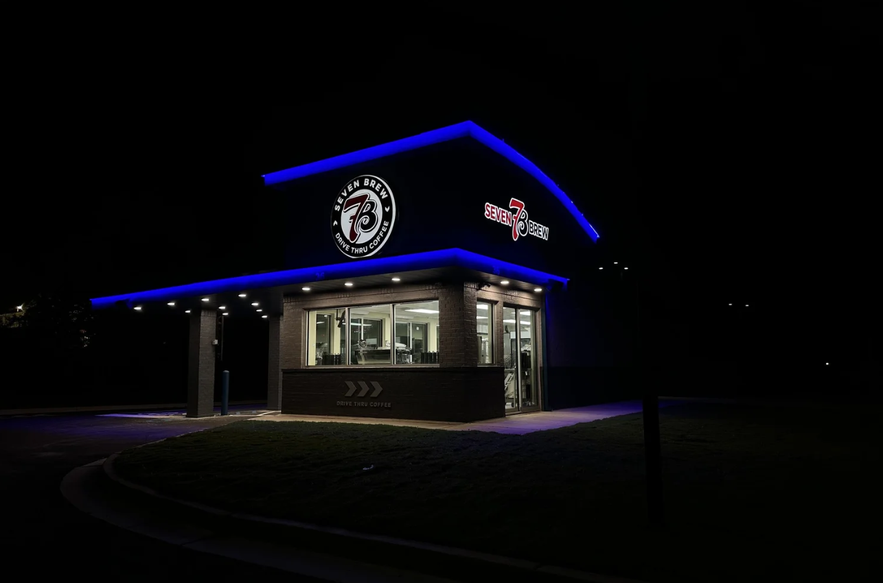 7 Brew Coffee ground-up construction in Sharpsburg, GA