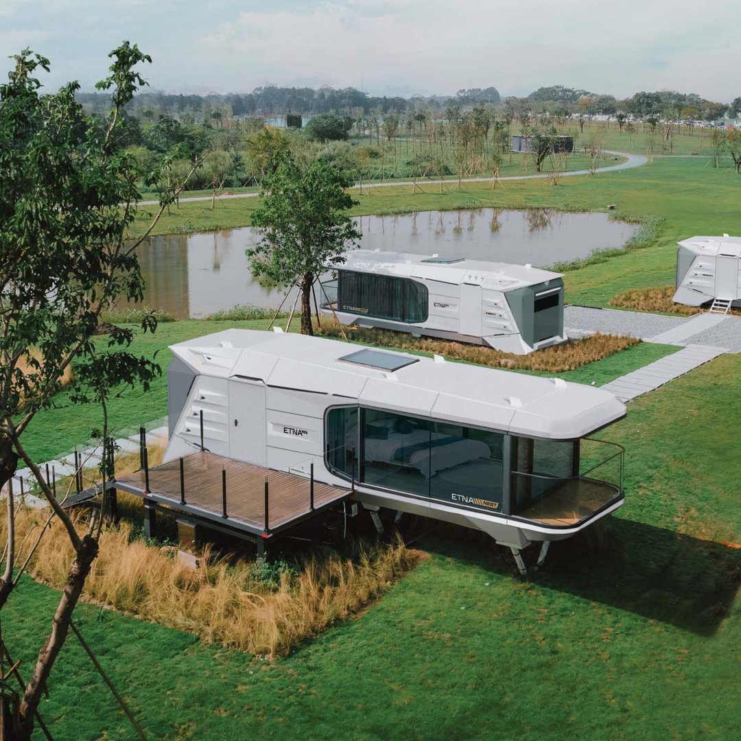 Maison modulaire Etna Nest - Fabricant québécois de maisons écologiques certification LEED
