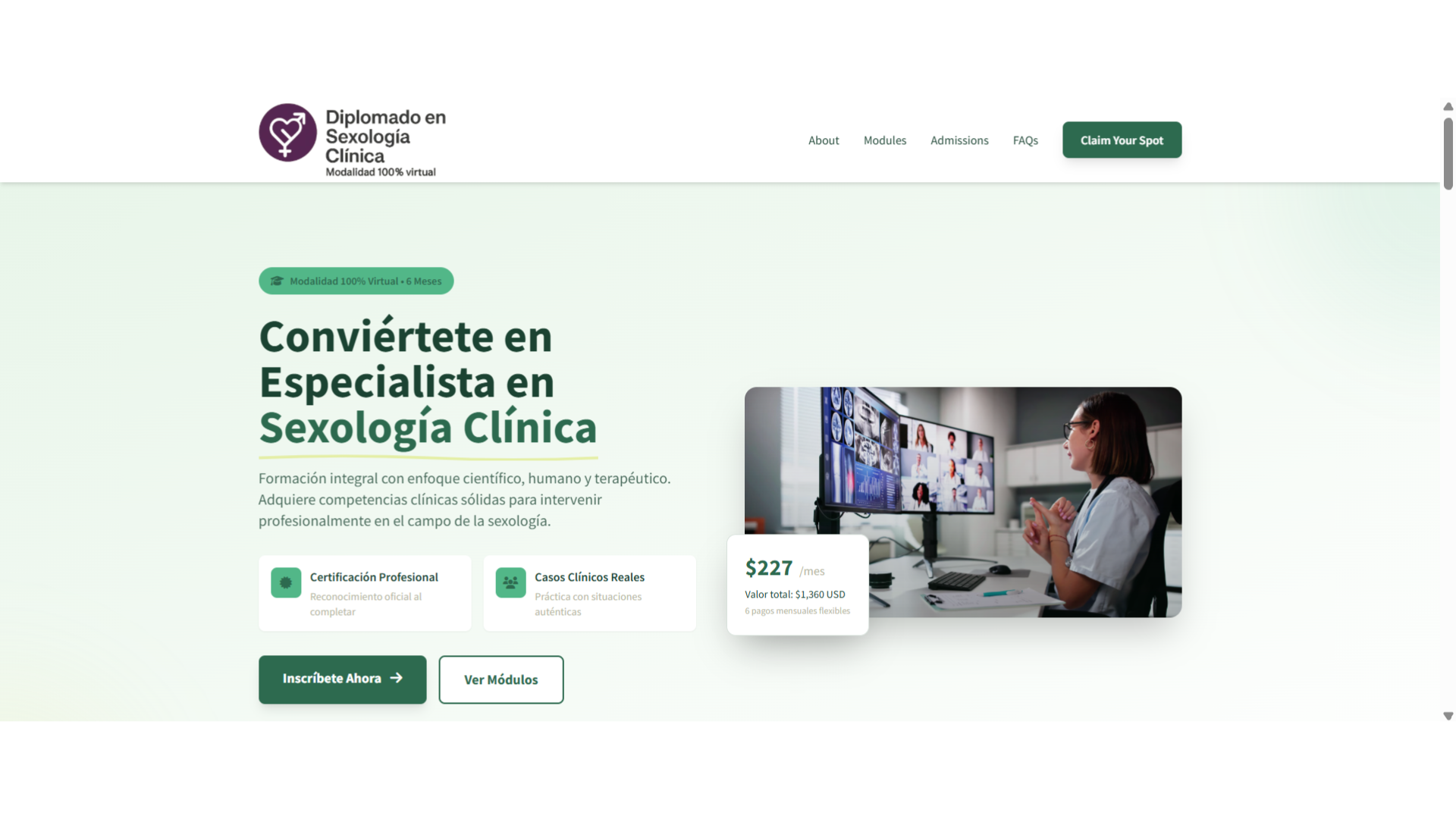 Landing Page de Alto Rendimiento - Ejemplo de Resultado