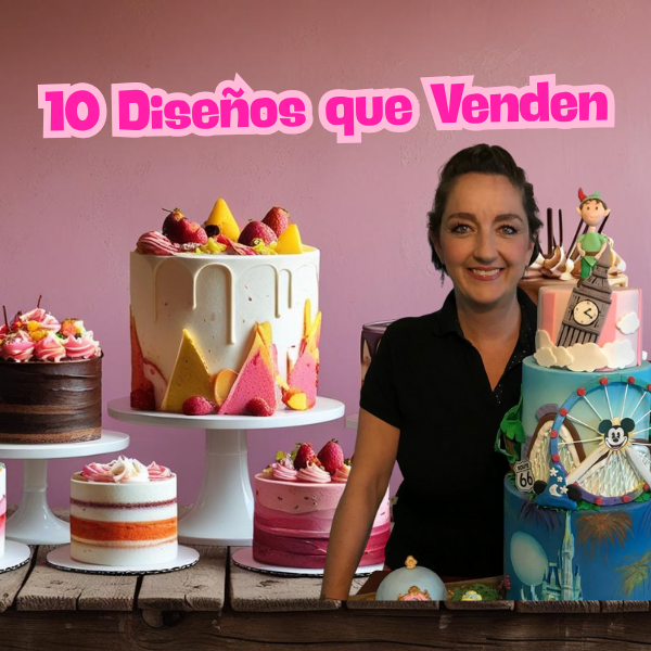 10 diseños de pasteles que venden - Guía visual para reposteros