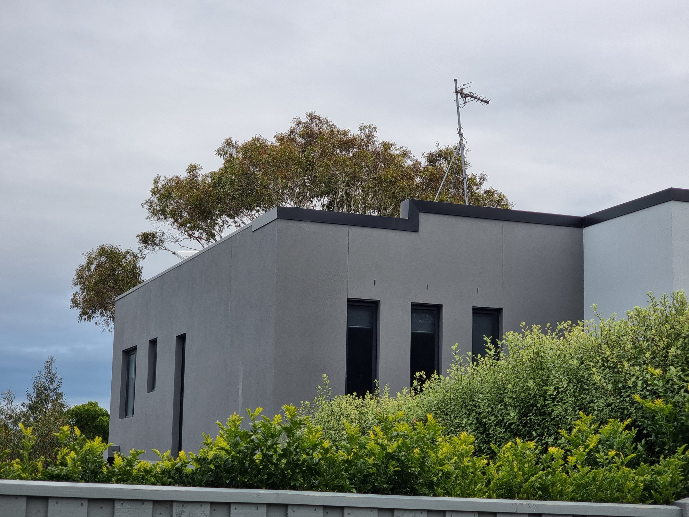 Rendered cladding restoration project by Quality Painting Group