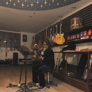 Guitar collection display