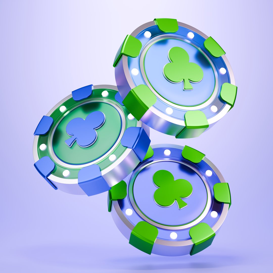 3d illustration of casinos gambling