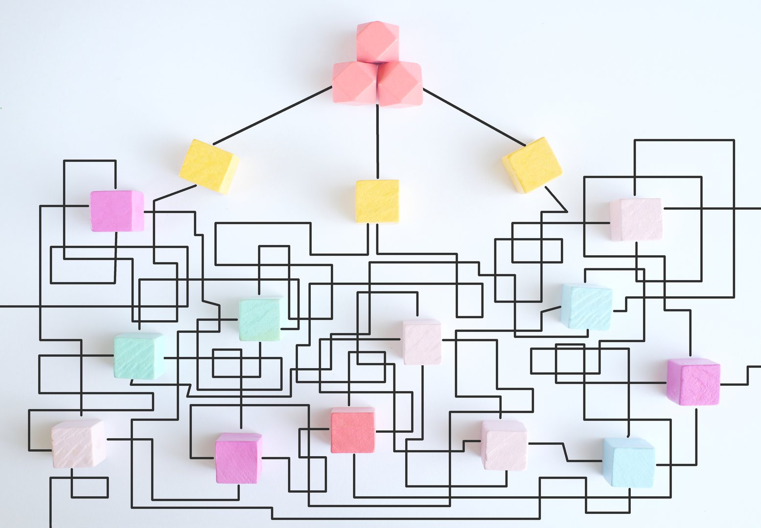 complex messy management, organization and innovation, chaotic decision tree, complicated business process