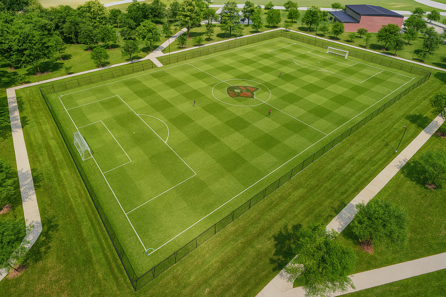 TVCC new soccer pitch design by ZW Design Support