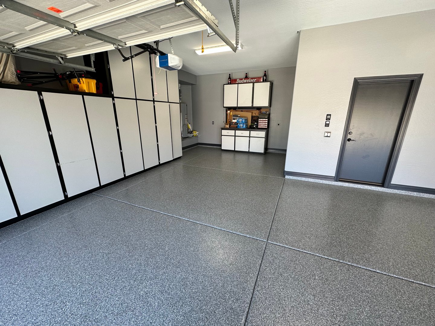 Finished coating surface