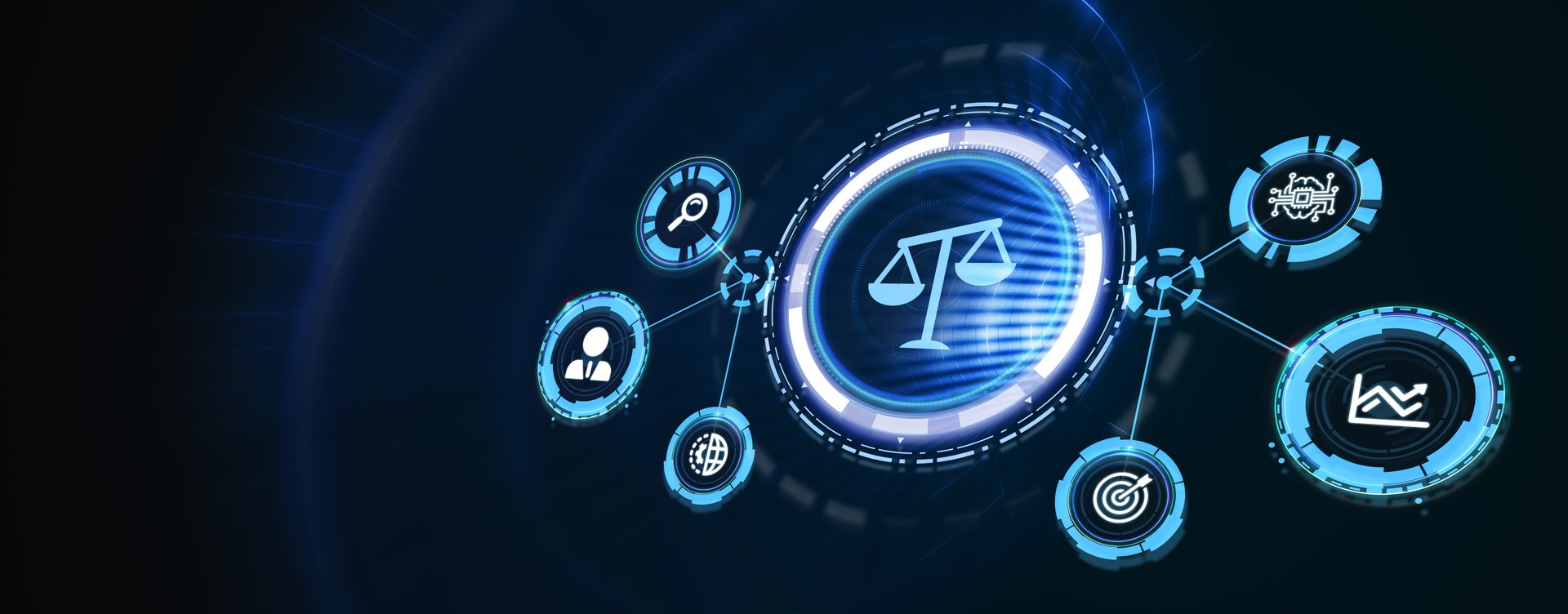 Business, Technology, Internet and network concept. Labor Law Lawyer Legal. 3d illustration