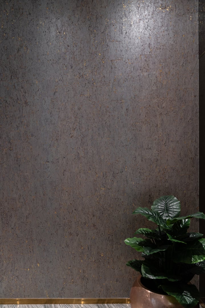 Natural textured wallcovering