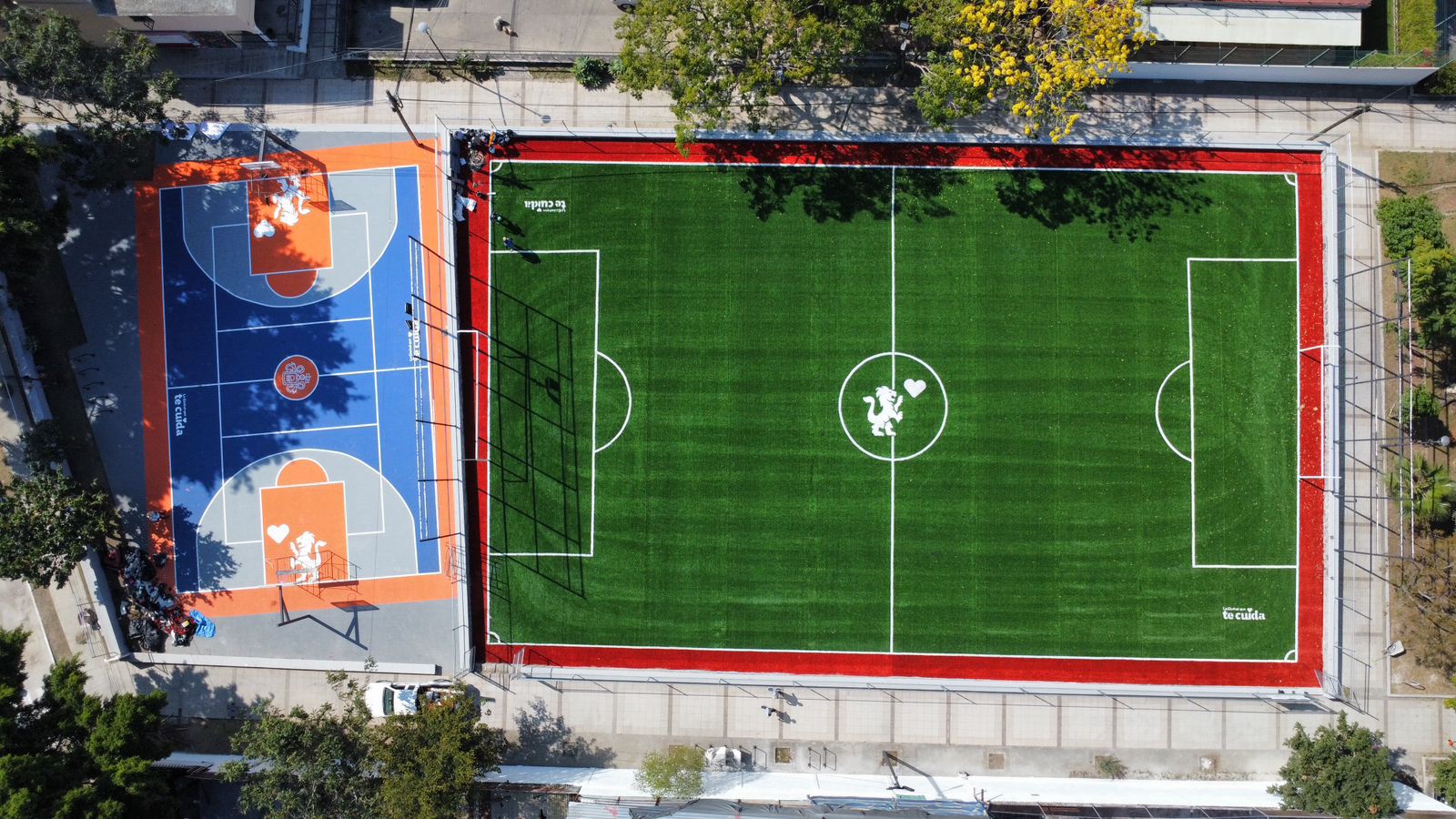 Unidad Cisnes - Cancha de Pintura Multiusos Vista 2