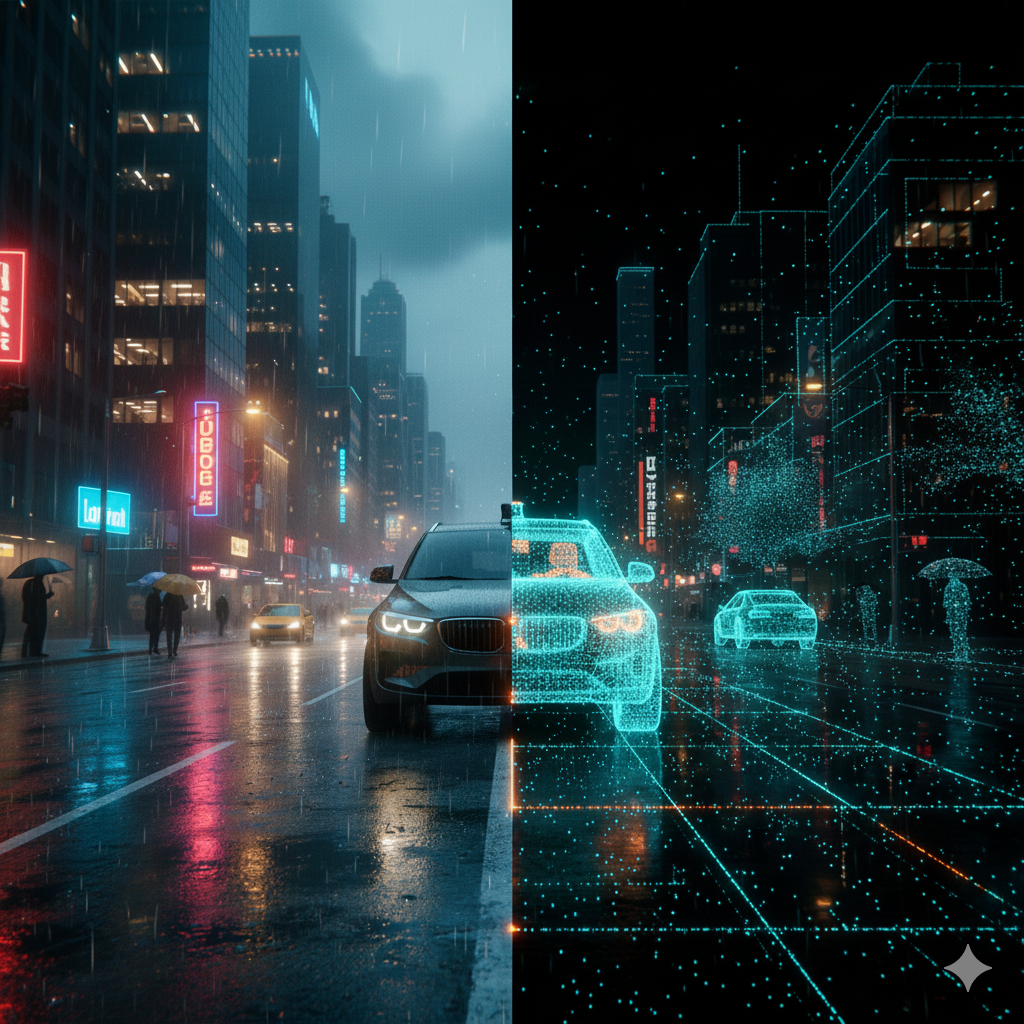 Professional VFX and autonomous vehicle simulation background