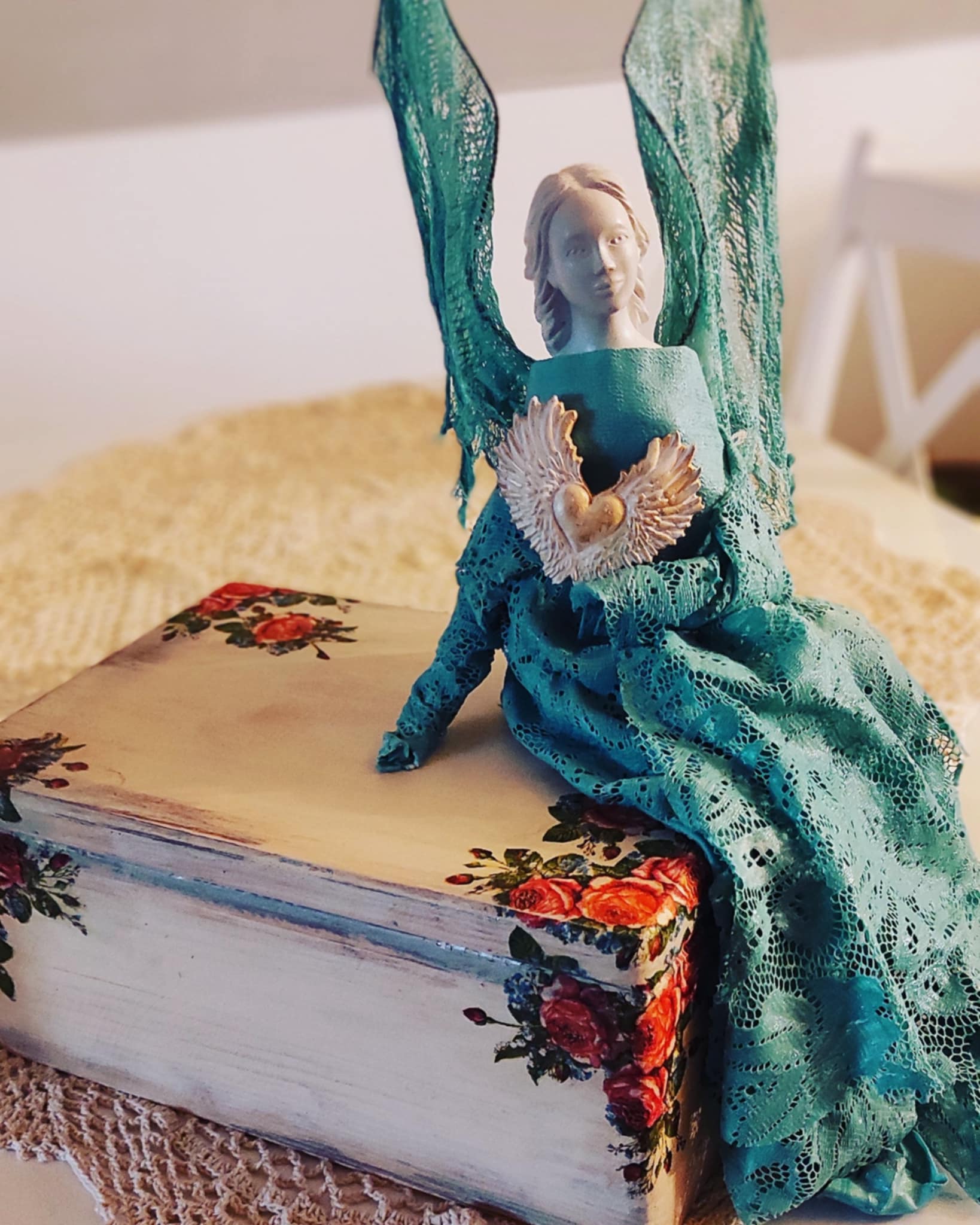 Ręcznie robiony anioł