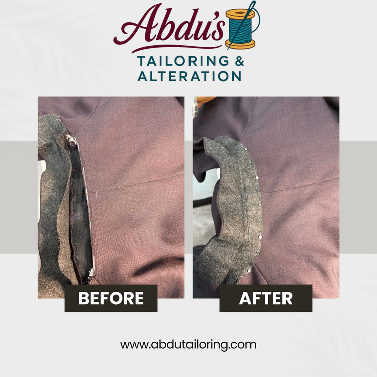 Before and after alteration